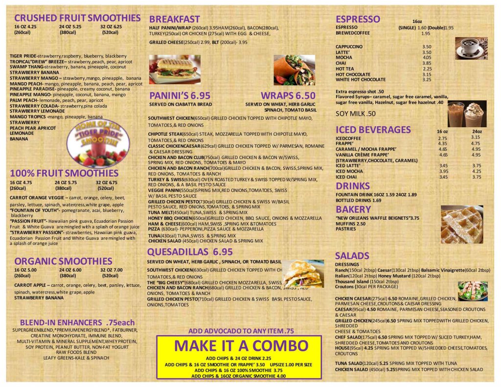 lsu1 SmoothiesNThings Cafe